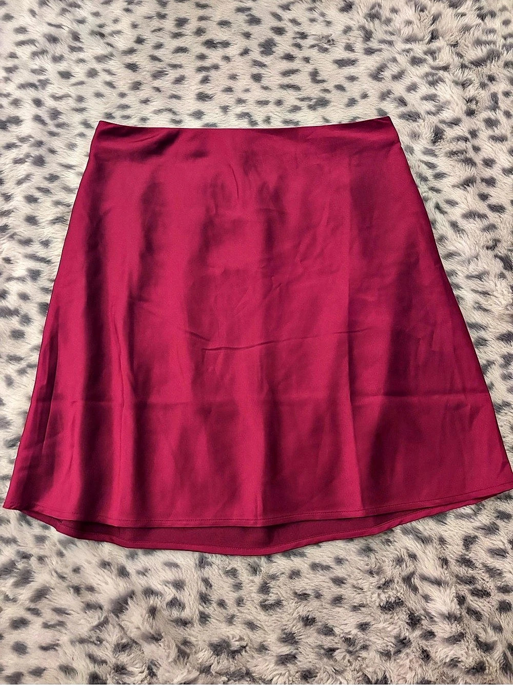 J.Crew Mini bias slip skirt A-Line Skirt Burgundy Small